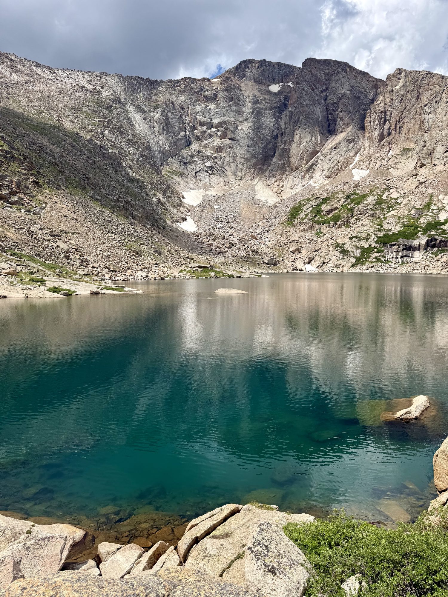 Crystal Lake, actually turquoise