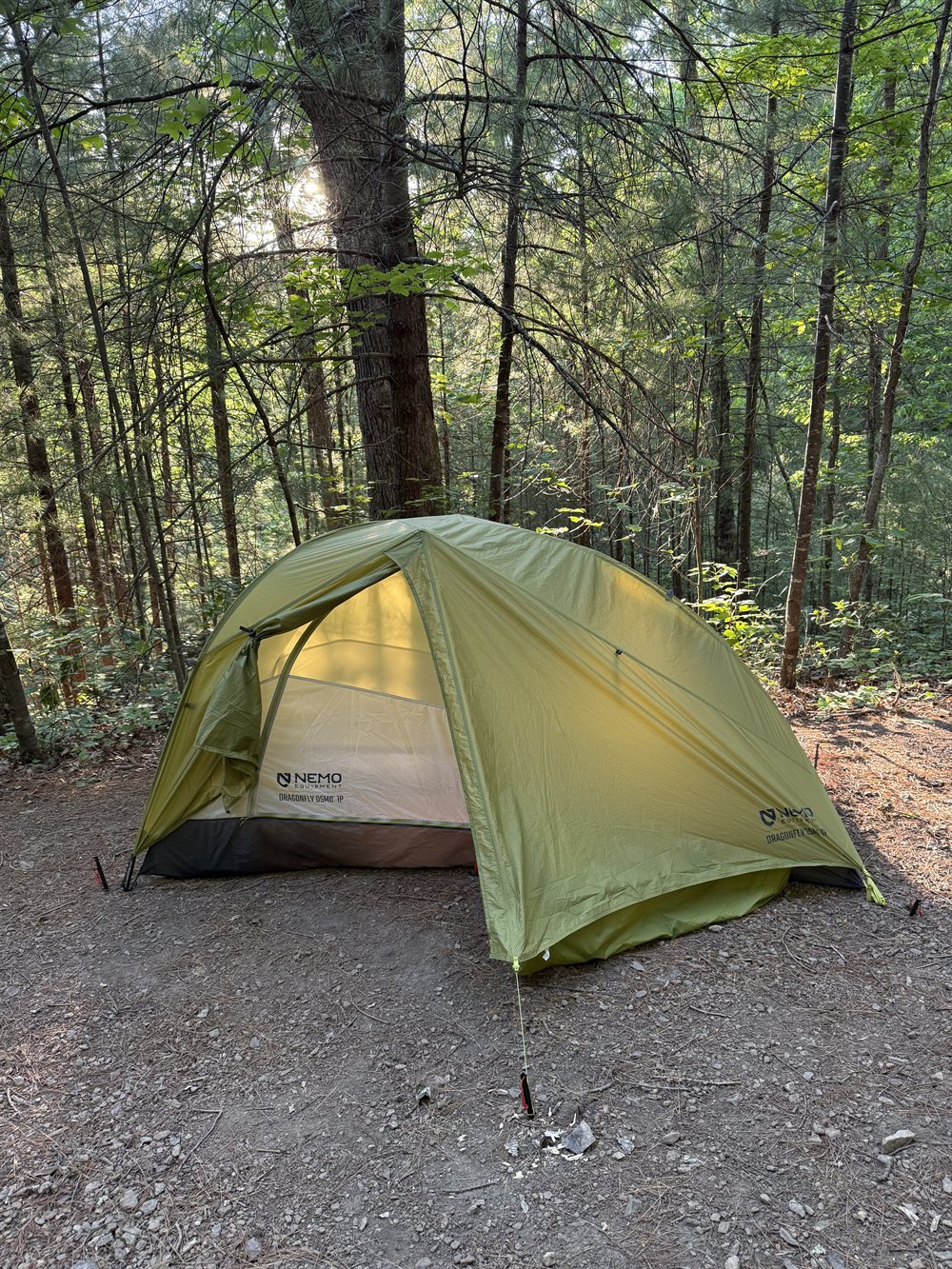 The NEMO Dragonfly OSMO 1P, home for the night