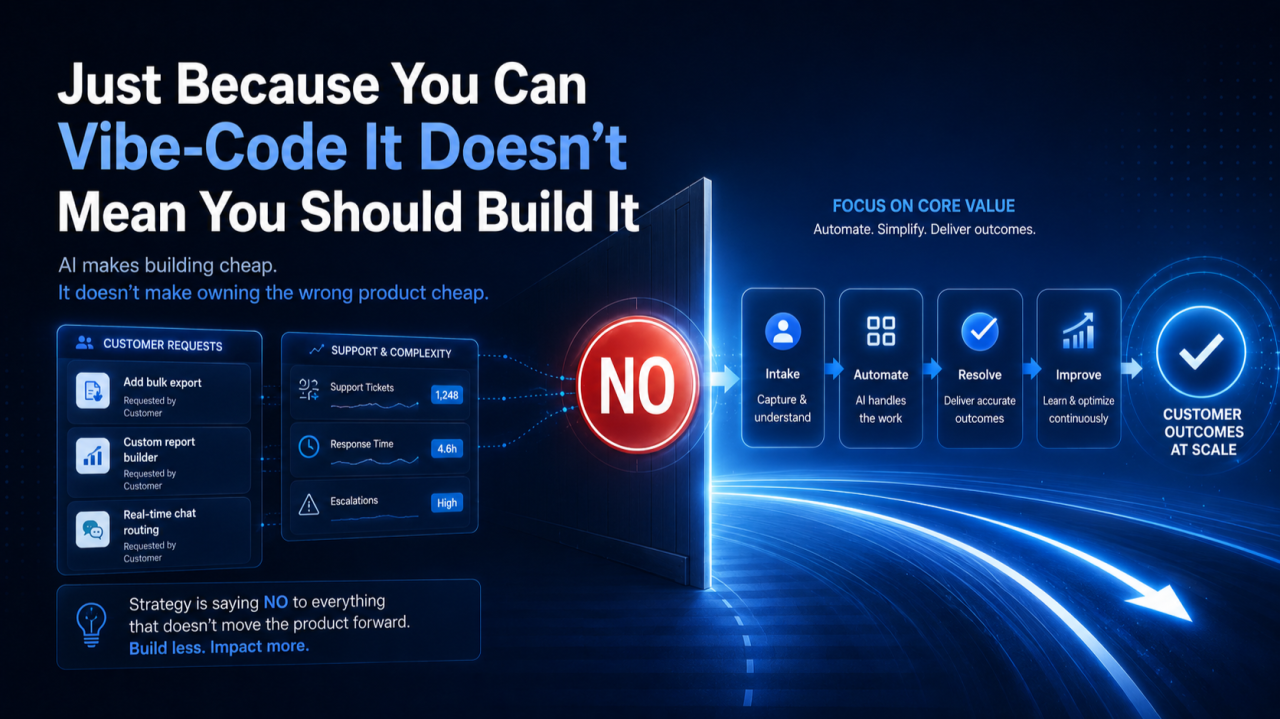 Just Because You Can Vibe-Code It Doesn't Mean You Should Build It