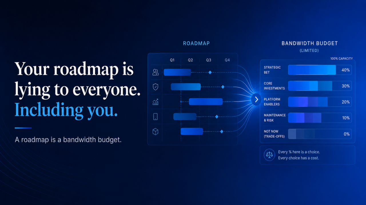 Your Roadmap Is Lying to Everyone. Including You.